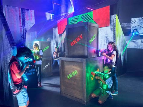 Laser tag žaidimo aplinka