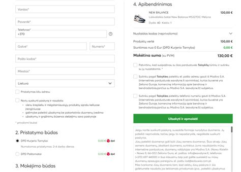 infografika su pristatymo būdais ir kainomis