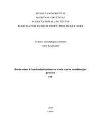Bendradarbiavimo su tėvais svarba