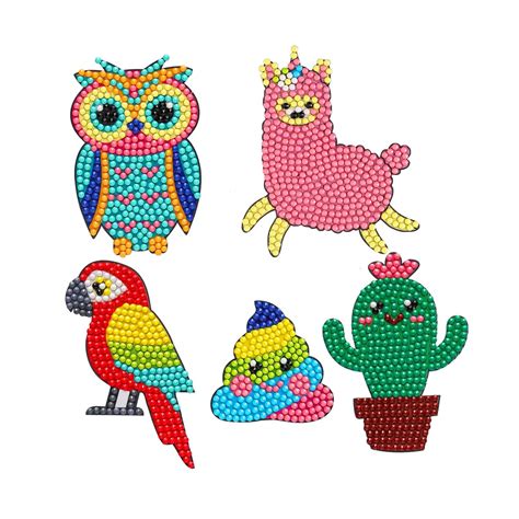 Vaikų deimantinių mozaikų pavyzdžiai