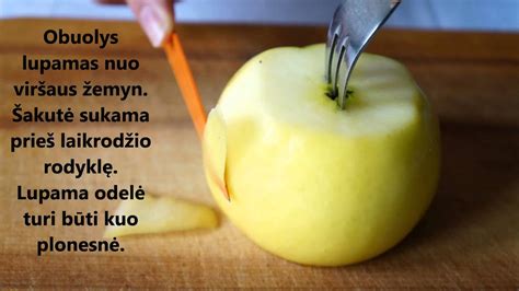Obuolio vaisiaus skiltelės