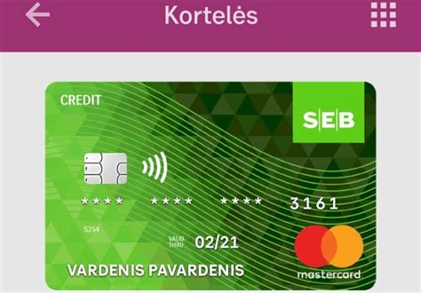 banko kortelė vaikui