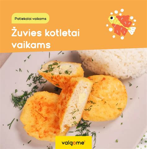Infografika apie žuvies maistingumą vaikams
