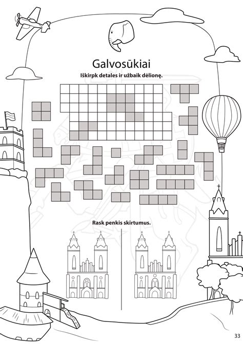 įvairūs loginiai galvosūkiai vaikams