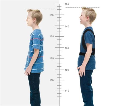 vaikas su laikysenos korektoriumi