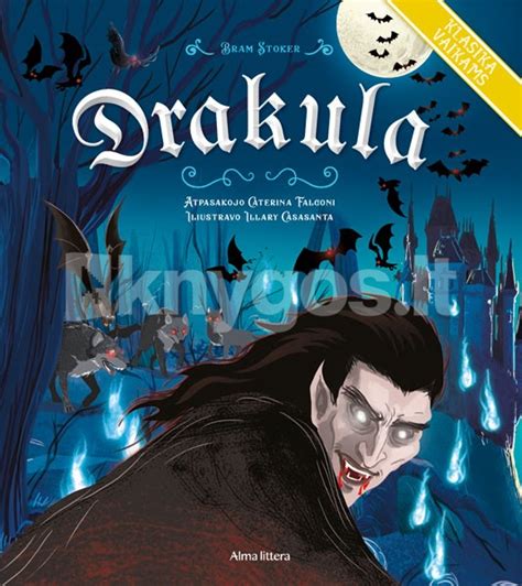 Istorinė knygos iliustracija - Drakula