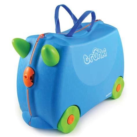 Vaikiškas Trunki lagaminas suderintas su kelionine kuprine