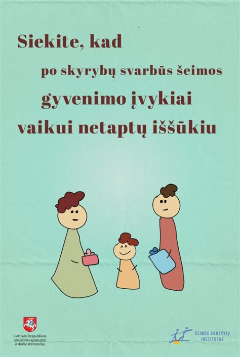 šeimos santykiai po skyrybų
