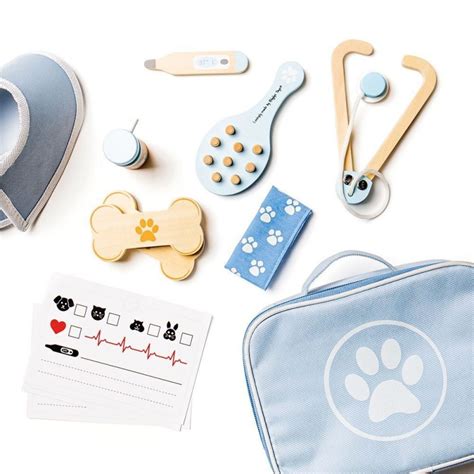 medinis veterinaro rinkinys dėžutėje