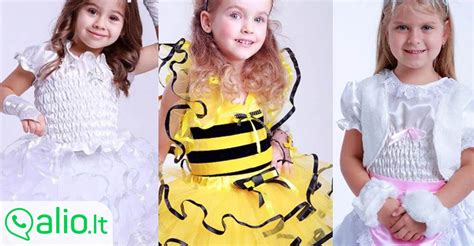 vaikų karnavaliniai kostiumai ir aksesuarai
