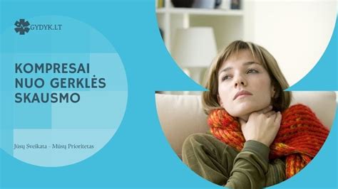 Infografika su alternatyviais gerklės skausmo malšinimo būdais