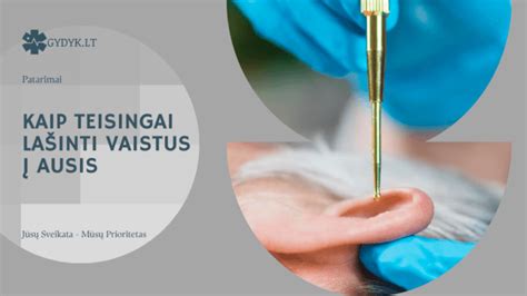 Infografika: Kaip teisingai lašinti vaistus į vaikų ausis