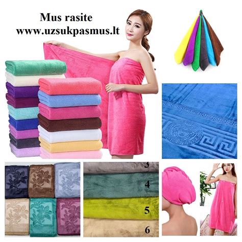 Bambukiniai rankšluosčiai įvairių spalvų