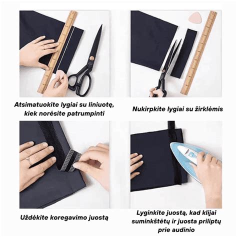 Koregavimo pavyzdžiai vaikų kelnių iškarpoje