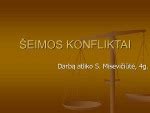 Šeimos konfliktai ir vaikų psichologija