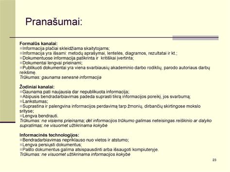 Informacijos trūkumo pavyzdys