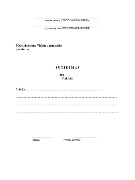 Sutikimas kelionei su vaiku
