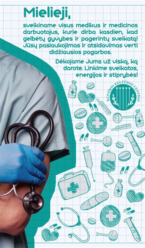 Medicinos įrankiai ir scenos uždanga