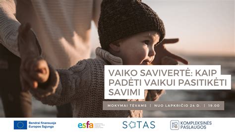 vaikų savivertė
