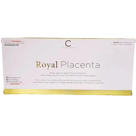 Pakuotė su Royal Placenta ampulėmis