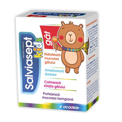 Pakuotė „Salviasept kids” ledinukų