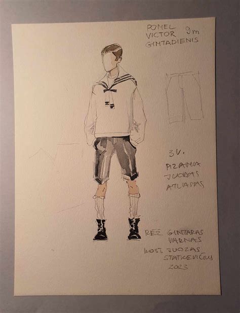 Kostiumų eskizai spektakliui