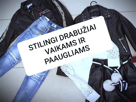 Stilingi džinsų variantai vaikams