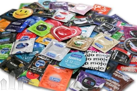 Įvairių rūšių prezervatyvai