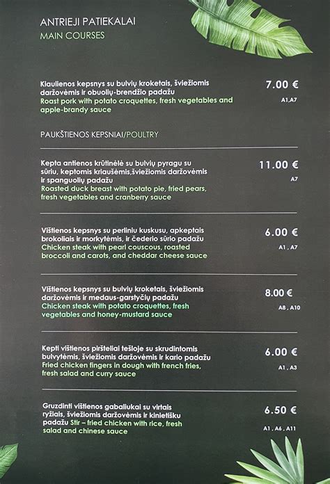 Lietuviškas vaikiško laikrodžio meniu