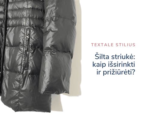 Vaikas vilki pūkinę striukę lauke