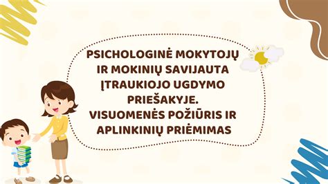vaiko psichologinė savijauta