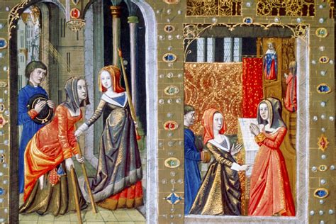 Viduramžių iliustracija, vaizduojanti Kristupą, nešantį per upę kūdikėlį Jėzų