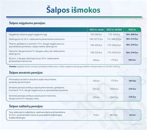 Vaiko išlaikymo išmokos schema