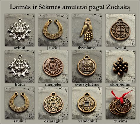 Skirtingi laimės ir sėkmės simboliai