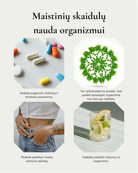 Vitaminų ir mineralų svarba organizmui