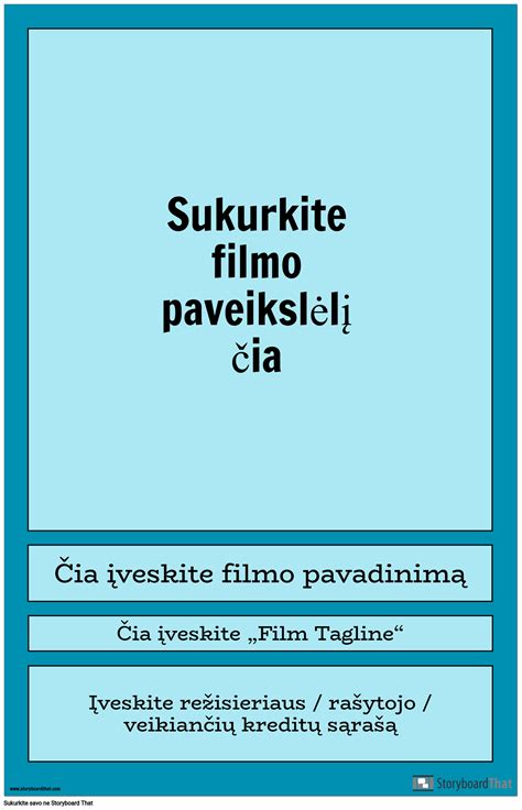 Filmo plakatas 