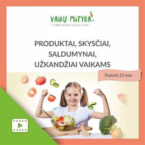 Sveiki saldumynai vaikams