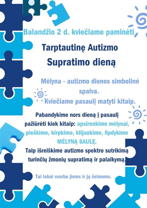 Schematinis autizmo požymių vaizdavimas