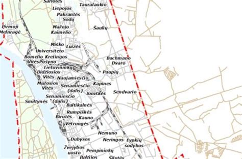 Klaipėdos miesto mokyklų žemėlapis