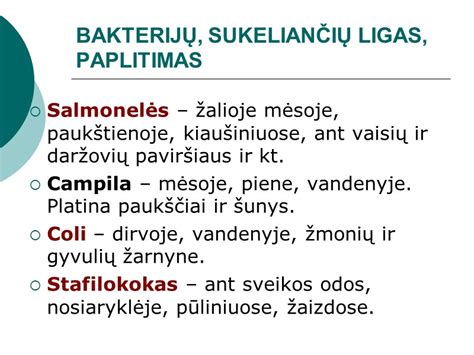 salmonelės
