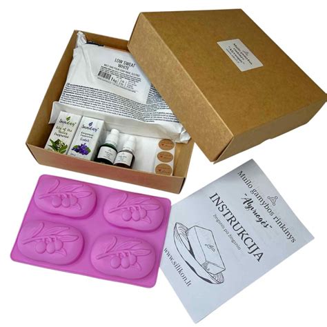 vaikiškas rinkinys muilo gamybai