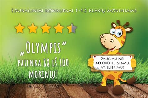 Mokiniai dalyvauja konkurse