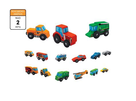 Vaikiškų transporto priemonių asortimentas