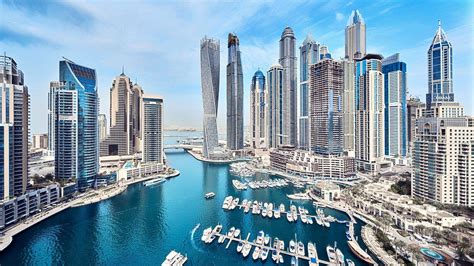 Dubajaus panorama su paplūdimiu