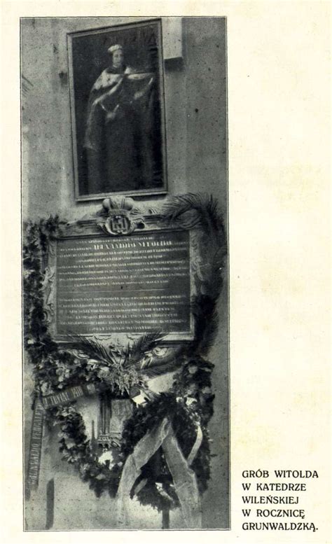 Vytauto Didžiojo kapo inskripcija Vilniaus katedroje