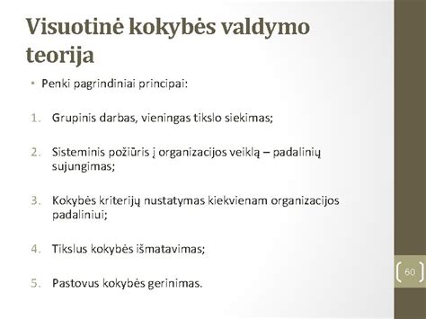 Infografika: Pagrindiniai kokybės vadybos principai