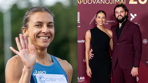 Sportininkė Eglė Balčiūnaitė demonstruoja bėgimo techniką