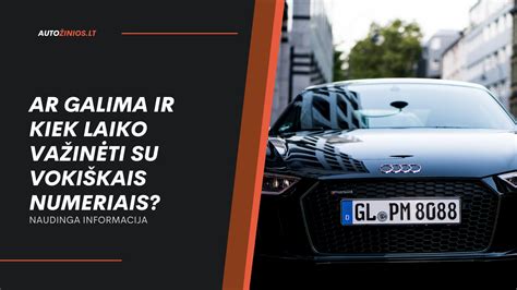 Automobilis su vokiškais numeriais