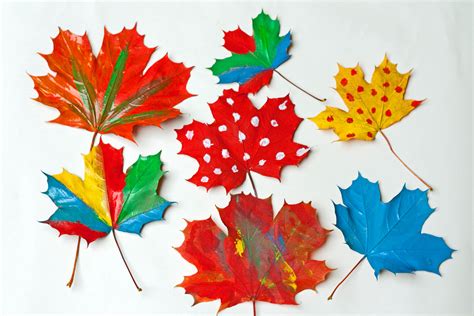 Aplikacijos iš rudens lapų