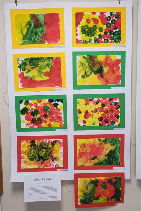 vaikų dailės darbų paroda